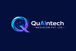 QuAintech Nexus platform logo โ hexagonal quantum circuit mark in cyan and violet